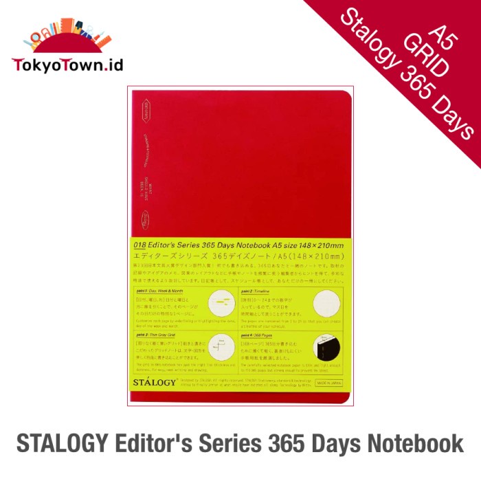 

Stalogy 365 Days Editor's Series Notebook Din A5 TERLARIS/TERMURAH/TERPOPULER