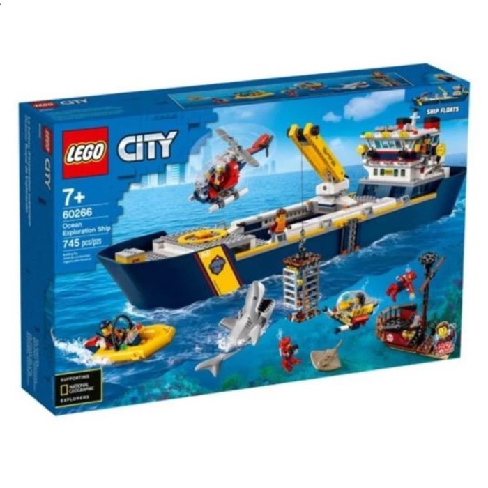 Lego 60266 Ocean Exploration Ship City Kapal National Geographic