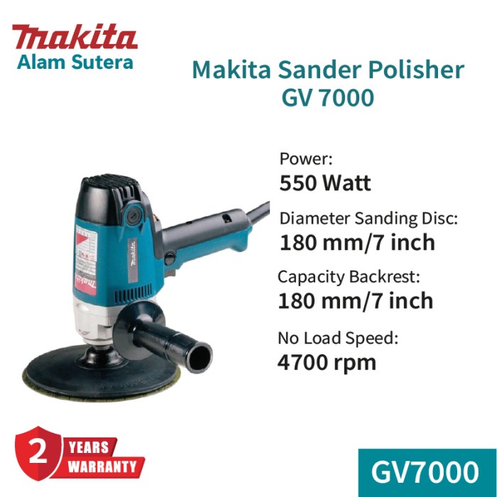 Makita Sander Polisher Gv 7000