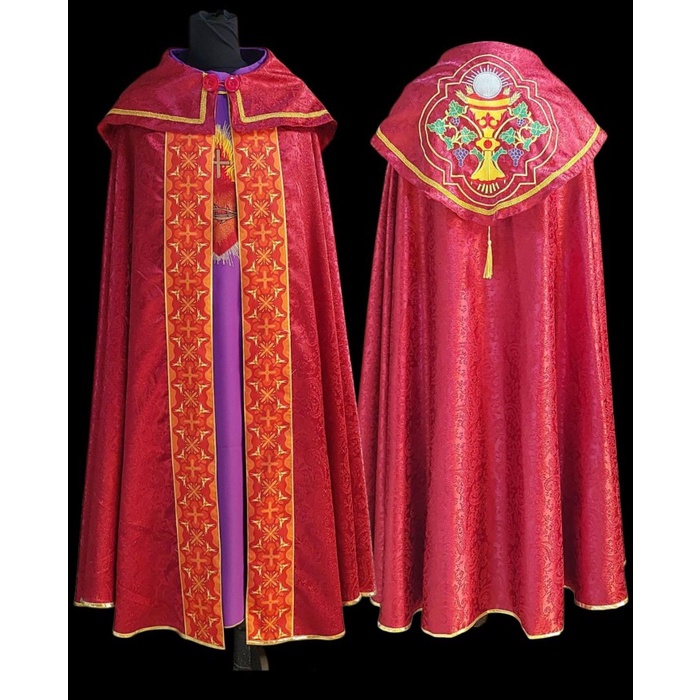 

Ready Korkap Imam/Pluviale Romo Imam/Merah/Kasula Romo Imam Katolik