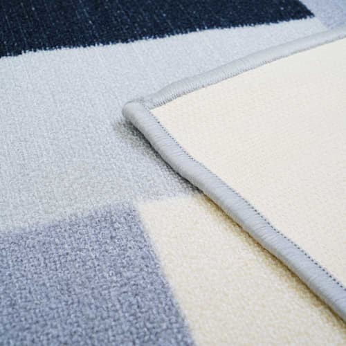 Karpet Lantai/Carpet Corak Kotak Kotak 150x200cm - Abu Muda