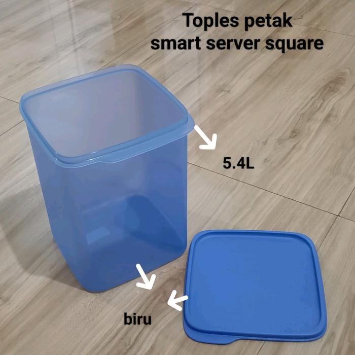 ORIGINAL TUPPERWARE WADAH KOTAK SMART SEVER SQUARE/COZY NEST LARGE 2.5L