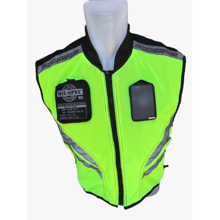 icon military vest rompi touring turing motor moto sport gp industrial