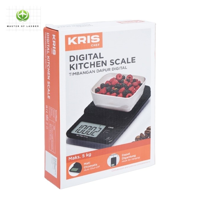 krischef kitchen scale / Timbangan dapur digital 5 kg krischef