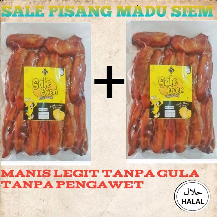

Pisang Basah 1 Kg Siem Khas Cilacap Kemasan Vacum (2 bungkus 500 gram)
