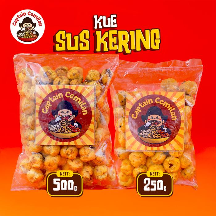 

250-Kue Sus Kering Coklat- cemilan manis Captain Cemilan Food Frozen