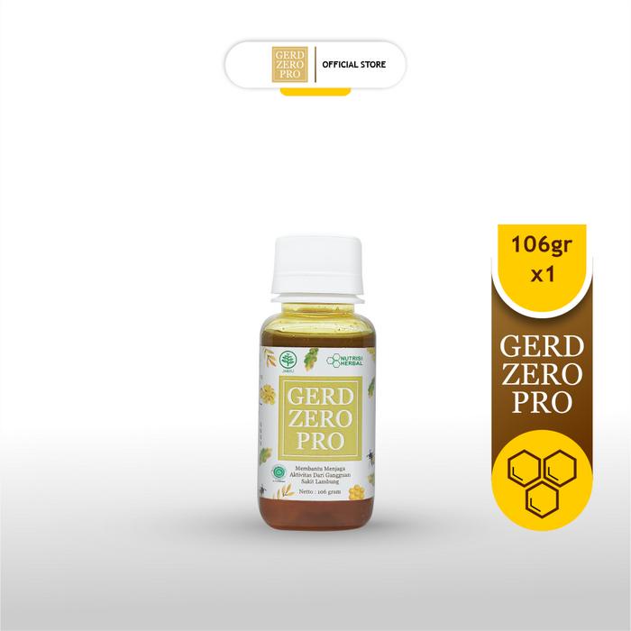 

GERD ZERO PRO Madu Herbal Kemasan 106 Gram & 250 Gram