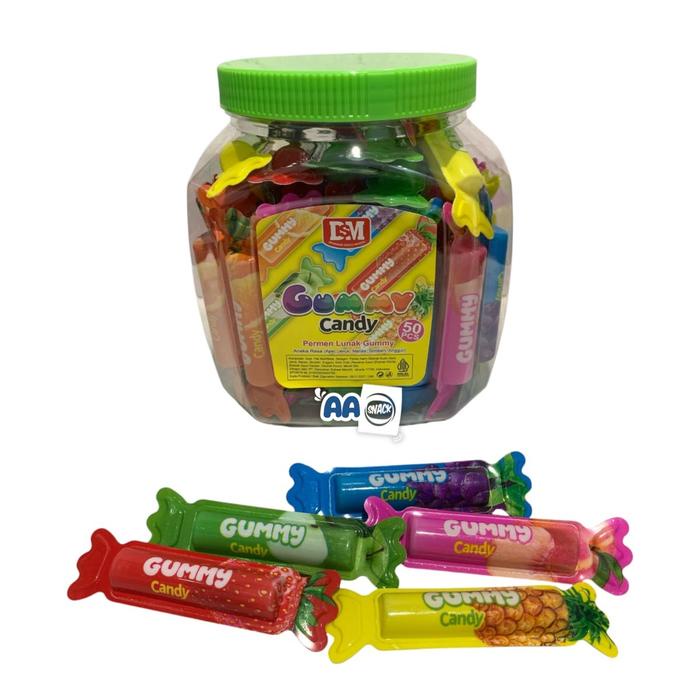 

DSM LUNAK GUMMY PANJANG TOPLES ISI 50