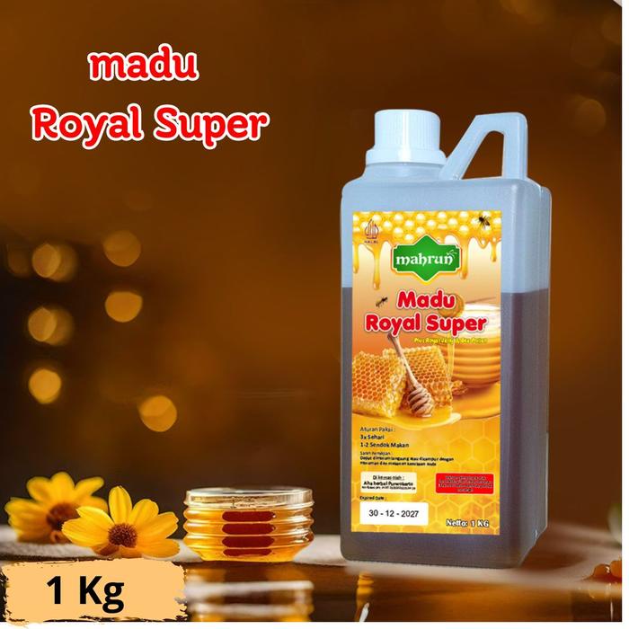 

madu 1 kg madu royal super mahrun ekstra propolis royal jelly dan bee pollen