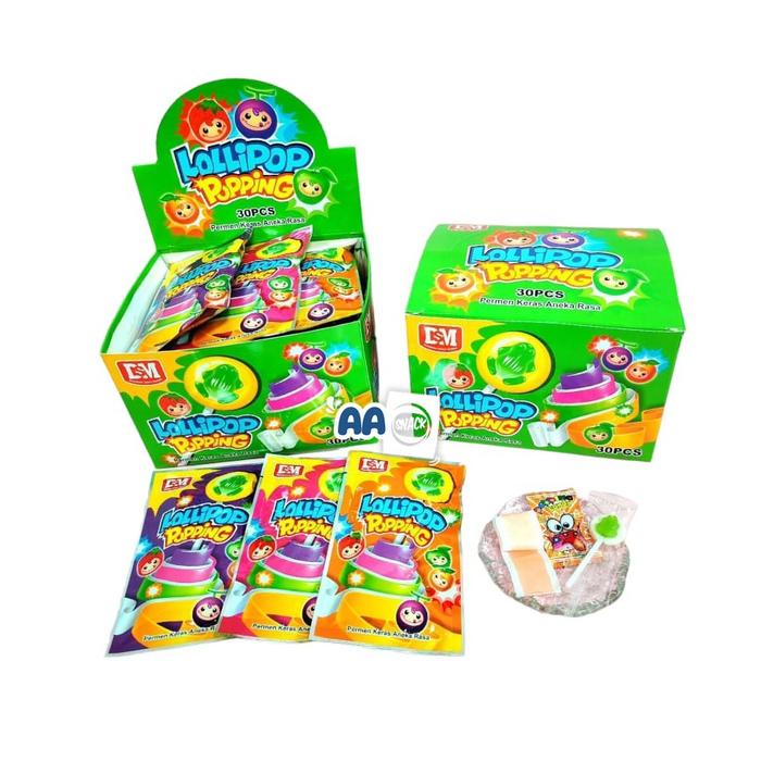 

DSM PERMEN POPPING ROLL LOLLIPOP ISI 30