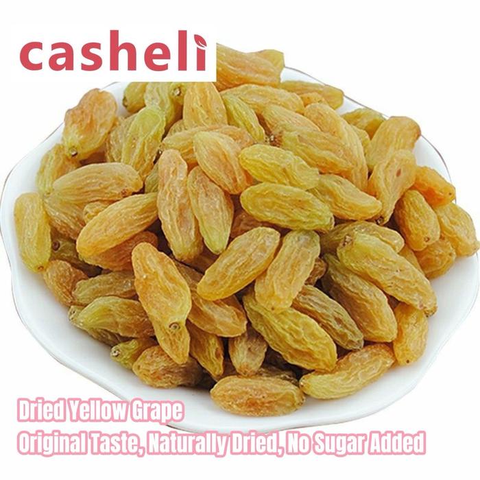 

casheli Raisin Dried Kismis Snack 250g Food Camilan No Sugar Added Makanan Yellow Raisin Cemilan