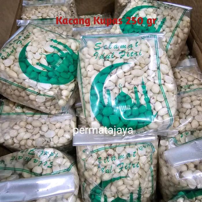 

3 Pack Kacang Kupas Siap Goreng Berat 250 gram Camilan Food Snacks Makanan Cemilan