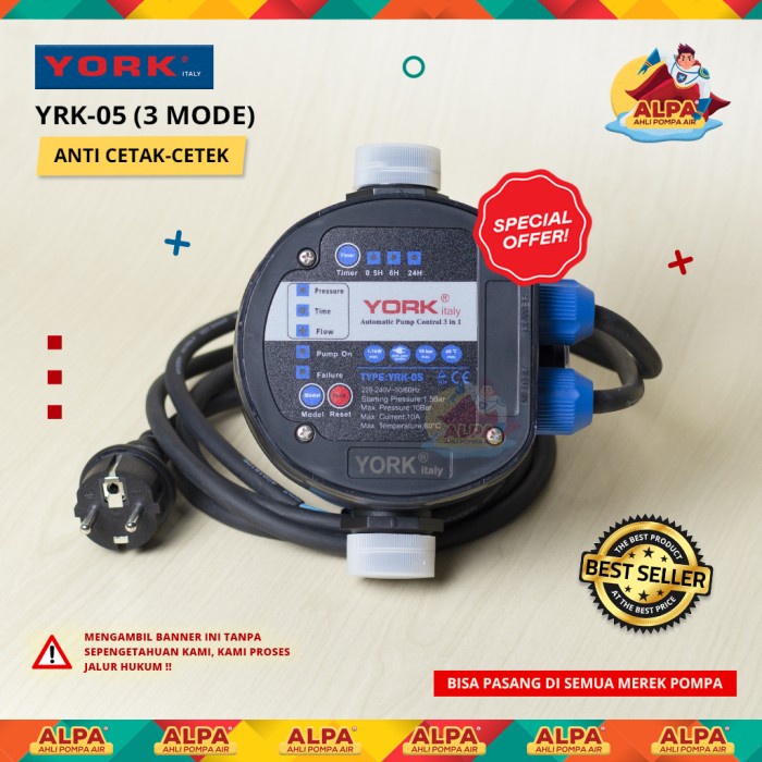 APC YORK-05 Automatic Pressure Control Otomatis Pompa York Dorong
