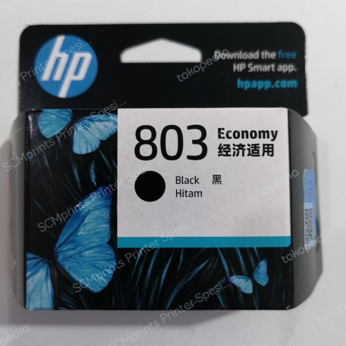 Tinta HP 803 Black Cartridge Deskjet 1111 1112 2132 2622 2623 AMP 120