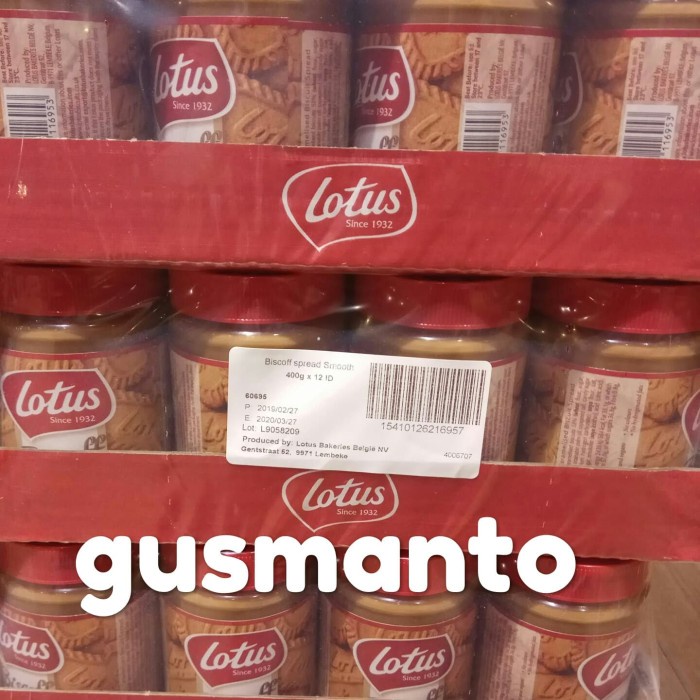 

1 Dus Karton Lotus Biscoff Original Spread 12 x 380gr Selai Biskuit