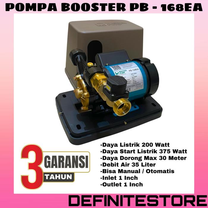 Pompa Booster Pendorong Wasser Pompa Pendorong Otomatis Pb Pompa Air Pendorong Dengan Penutup Anti