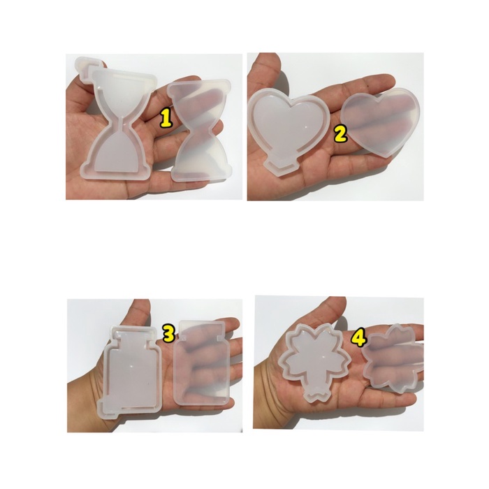 

Terlaris mold resin cetakan resin sand time mold kerajinan tangan shaker mold SALE