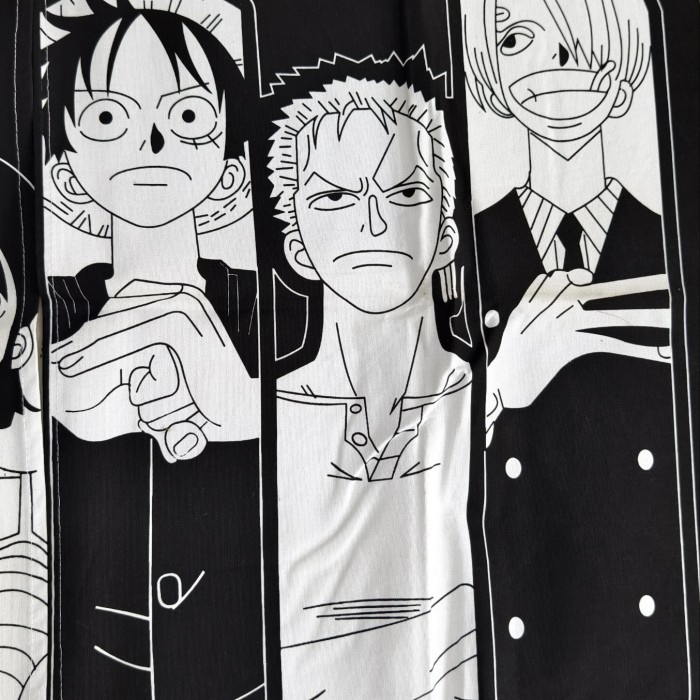 ONE PIECE Kain Tirai Gorden Pembatas Ruangan bukan Poster