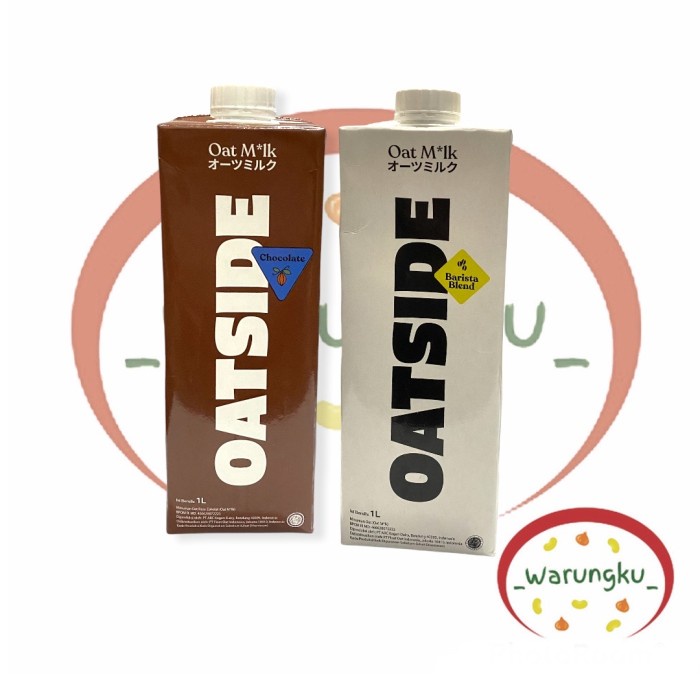 

OATSIDE 1L Susu Oat Oaty Milk Barista Blend Chocolate Vanilla Minuman