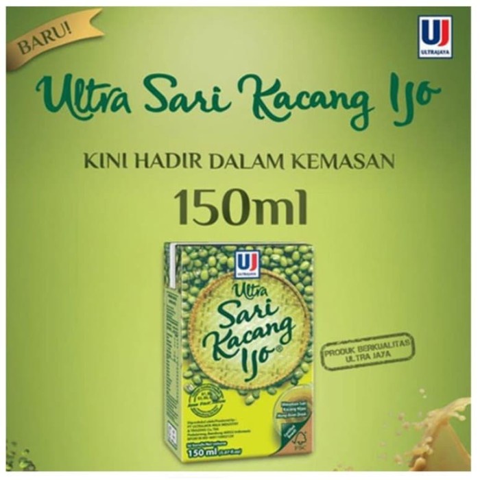 

Ultra Sari Kacang Ijo 150 mL Box