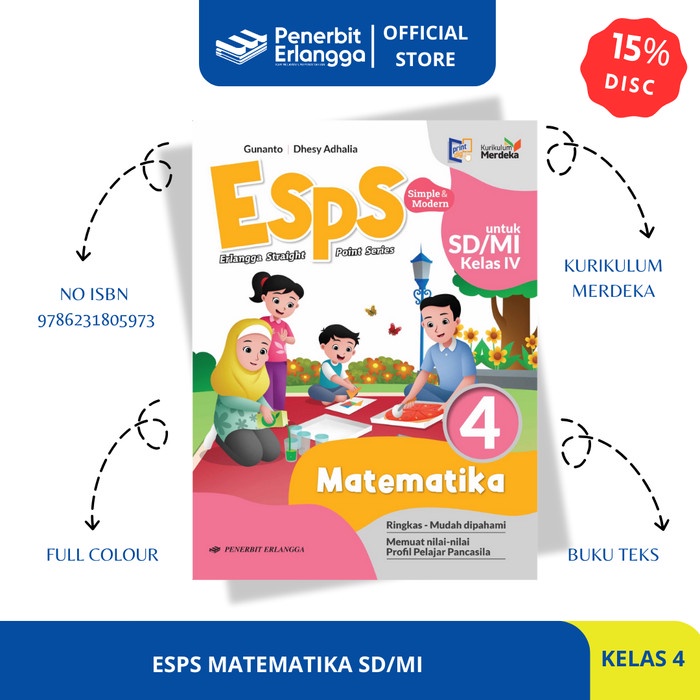 

SALE !!! ESPS MATEMATIKA SD/MI KLS.4/KM READYY