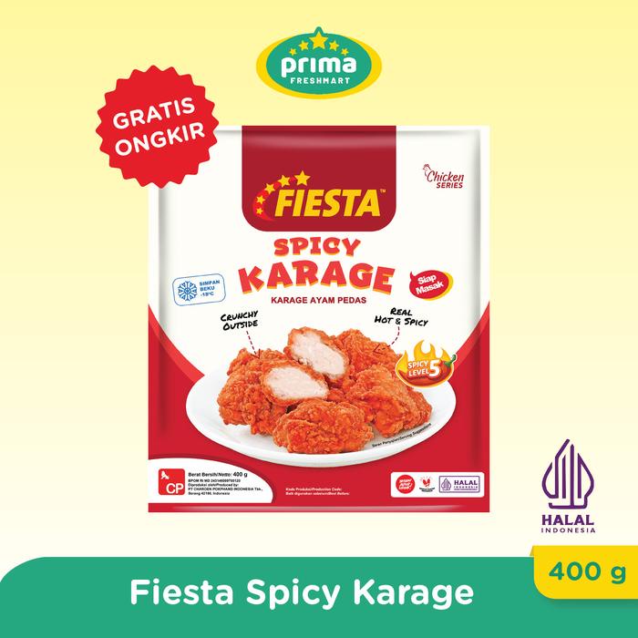 

SALE !!! FIESTA SPICY KARAGE 400 GR/PAC READYY