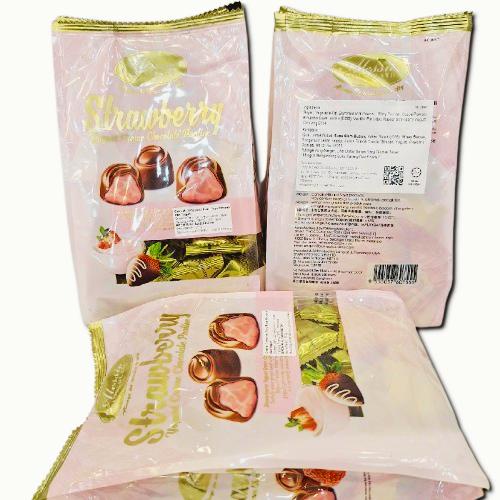 

SALE !!! COKLAT ARAB STRAWBERRY ALESSIO CIOCCOLATO 250GR YOGURT CREME CHOCOLATE PRALINE COKLAT