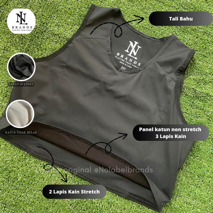 

SALE TERBARU BREAST BINDER TANPA KAIT SETARA GC2B / BINDER TRANSMAN / CHEST BINDER / PERATA DADA