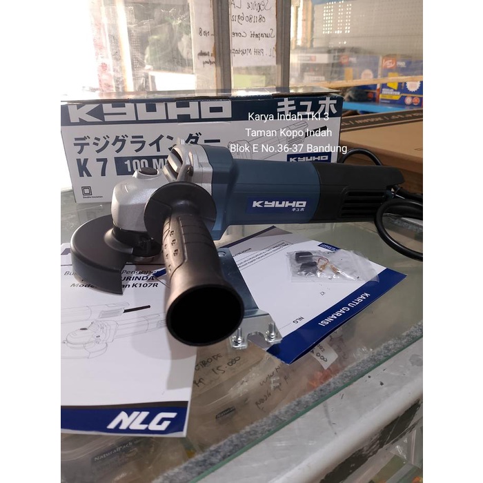 Mesin Gerinda 4Inch Kyuho K7 100mm Mesin Slepan 4"Inch KYUHO K7 11.000rpm Disc Grinder 670 watt