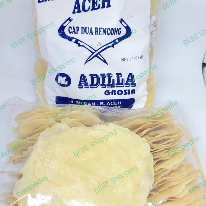 

SALE !!! EMPING MELINJO ACEH JUMBO KEMASAN 500GR READYY