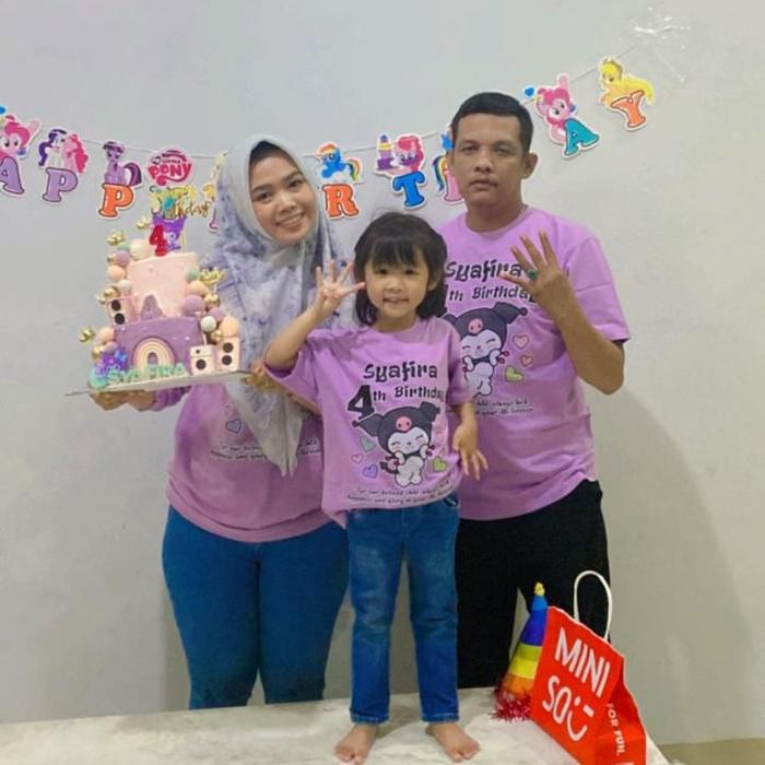FREE TAMBAH NAMA + FOTO KAOS KUROMI ANAK / KAOS KUROMI PEREMPUAN / KAOS KUROMI DEWASA / KAOS KUROMI