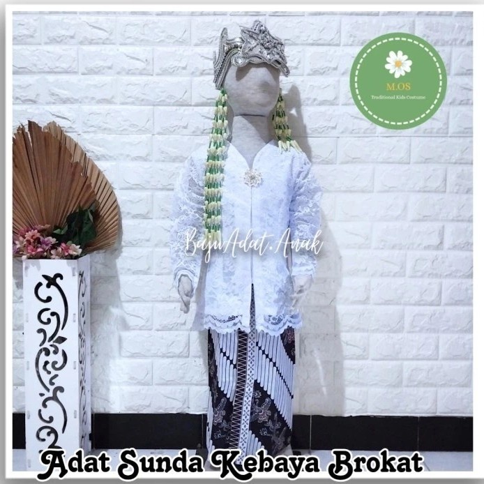 DISKON Baju Adat Sunda Anak Perempuan Baju Adat Sunda pengantin anak perempuan Kostum Baju
