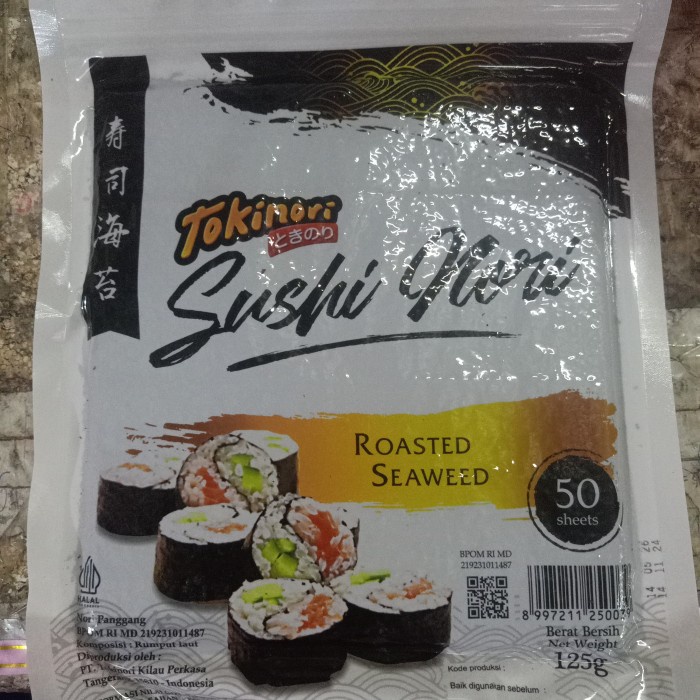 

SALE !!! SUSHI NORI SEAWEED 50 LEMBAR READYY