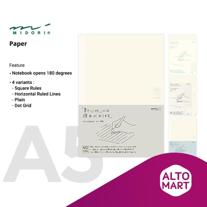 

MIDORI MD Notebook A5 Buku Tulis Premium Journal Jurnal Diary TERLARIS/TERMURAH/TERPOPULER