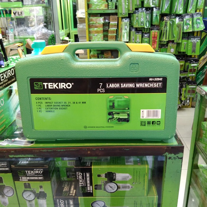 Tekiro Kunci Torsi Roda Truk / Impact Manual / Impact Roda Truk 7 Pcs