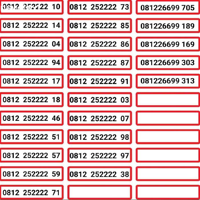 Nomor cantik simpati nomer cantik telkomsel 082 1111 55 sim card 5G TERLARIS/TERMURAH/TERPOPULER