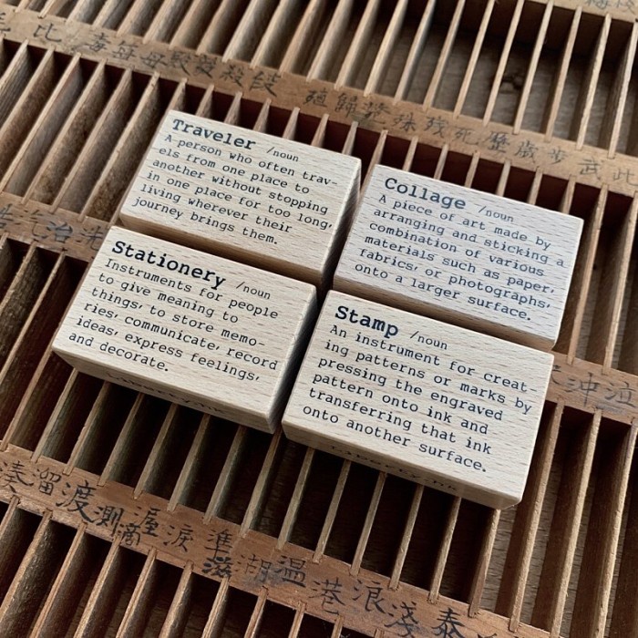 

Liberty Dictionary Series - Stamp, Traveler, Collage, Stationery Stamp