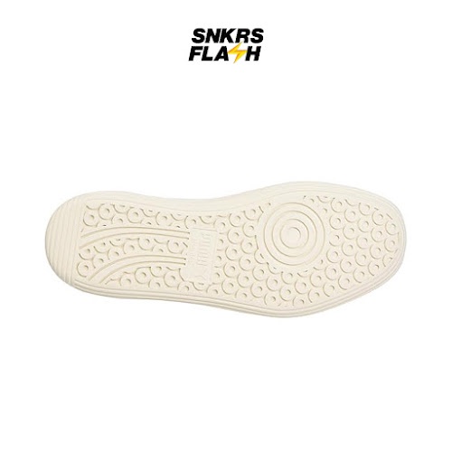 PUMA Palermo Lth White Light Grey Sepatu Sneakers Pria - 39646402