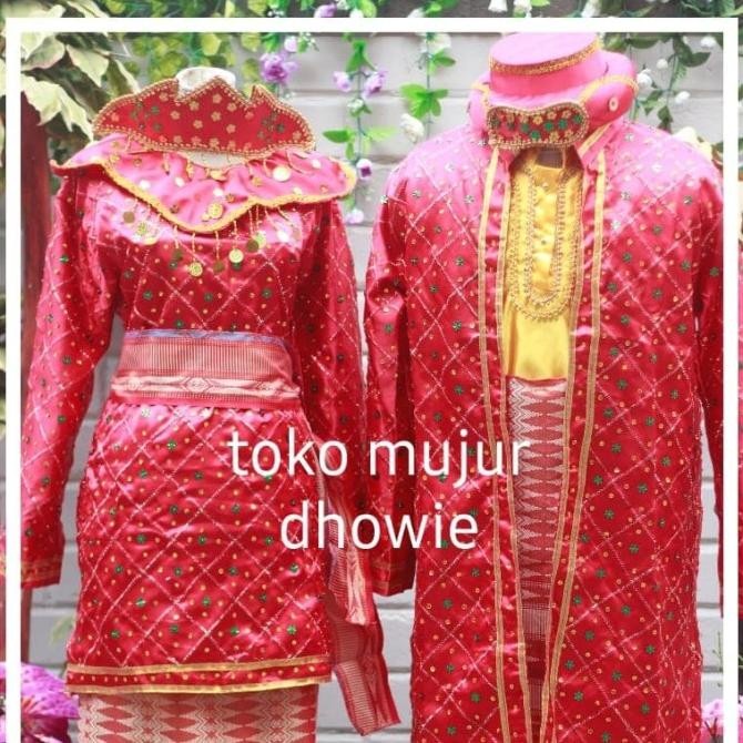 HEMAT INSTAN BAJU ADAT PALEMBANG # SUMATRA SELATAN DEWASA M L XL LARIS