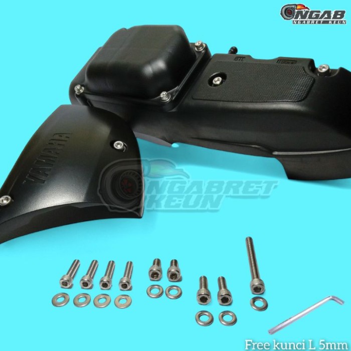 BAUT STAINLESS FULL SET COVER CVT DAN BAK CVT MIO SPORTY SMILE ORI