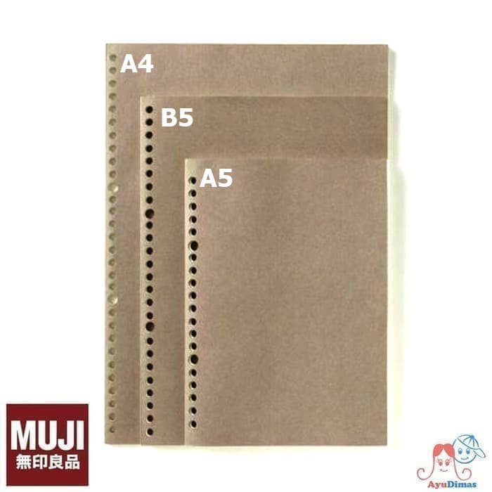

Muji - Grid Loose Leaf Notebook Can Be Peeled Off - Binder A5/B5/A4