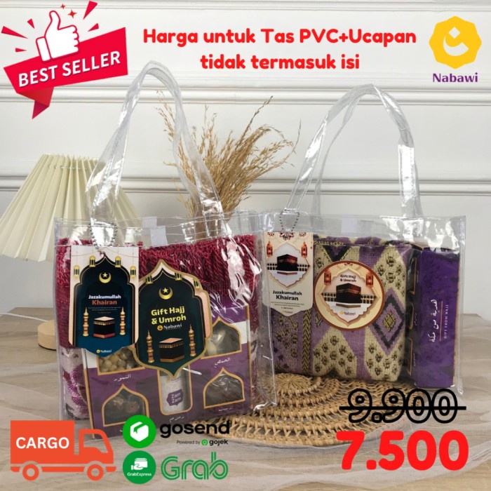 Tas Mika Oleh-Oleh Haji Umroh Free Stiker Tag Ucapan Tas Souvenir Mika