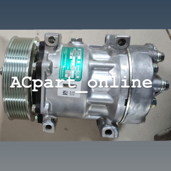 Kompresor Compressor Ac Mobil Alat Berat Volvo Sd7H15 Ori Sanden