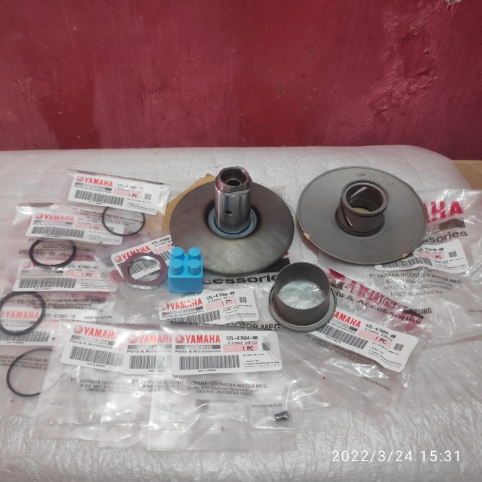 1 Set Pully Assy Belakang Mio Sporty Smile Original Ori Yamaha