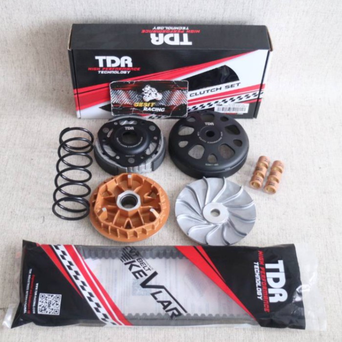 Paket Upgrade Cvt Pcx 150-Adv150 Tdr Roller-Vbelt-Pulley Goldenteflon