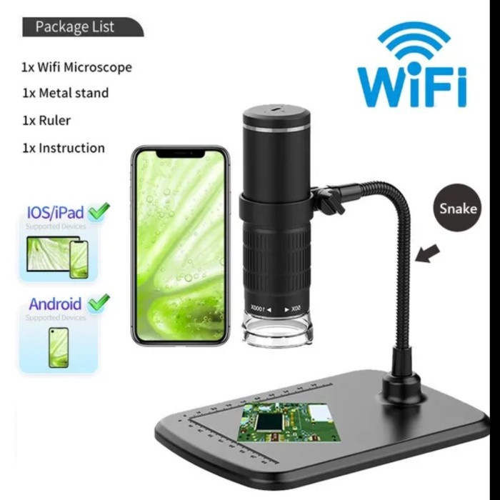 [ans] - Microscope Digital 1600x 8 Led Zoom Endoscope Microskop Usb Endoskop