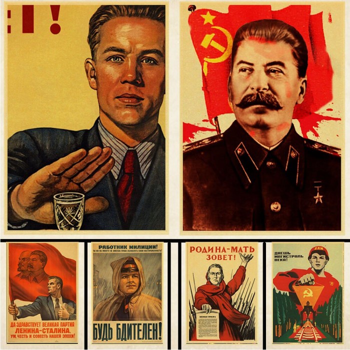 

PROMO! TERMURAH Poster Perang Dunia II Rusia Kamerad Joseph Stalin Dekorasi D