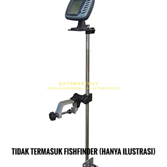 Universal Transducer Bracket Fisfinder Mount ( Dudukan Fishfinder / Sonar Portable )