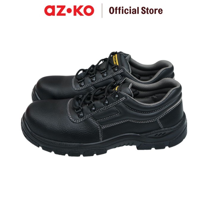AZKO Krisbow Ukuran 39 Hercules Sepatu Pengaman 4 inci Srss - Hitam Safety Shoes Pengaman Kaki
