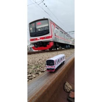 Mainan anak kereta api Indonesia kereta KRL commuter